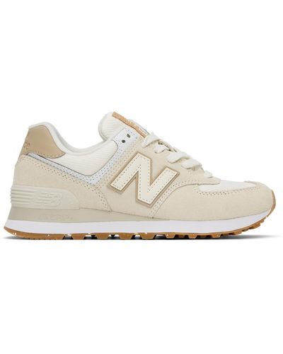 New Balance Off- 574 Sneakers - Natural