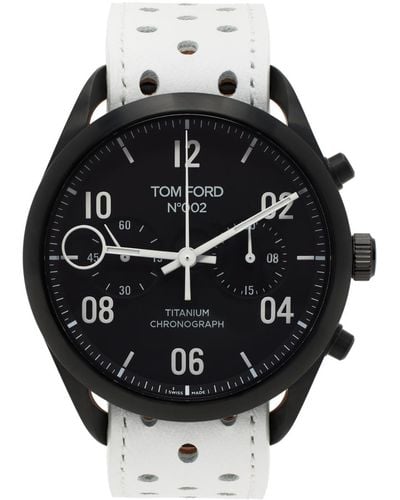 Tom Ford White 002 Watch - Black