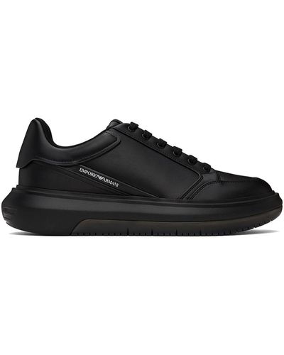 Emporio Armani Black X4x633 Sneakers