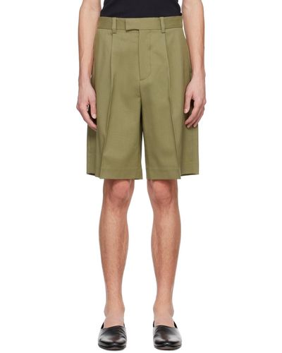 Rohe Pleated Shorts - Green