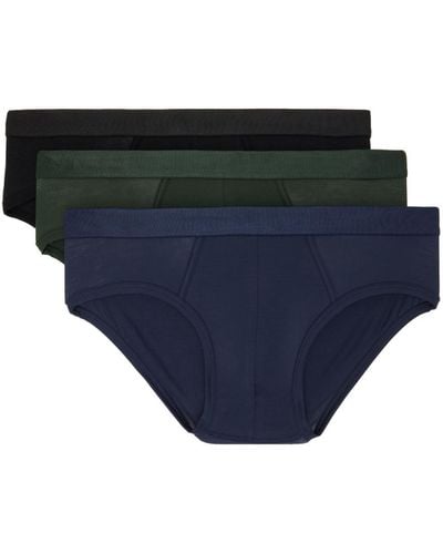 CDLP Three-pack Y Briefs - Blue