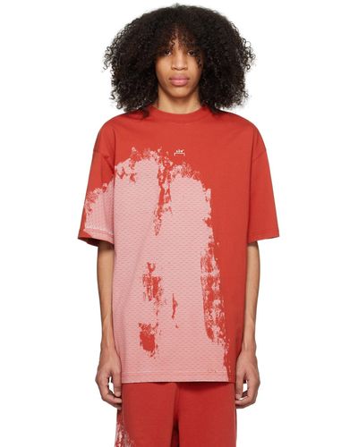 A_COLD_WALL* * Red Brushstroke T-shirt