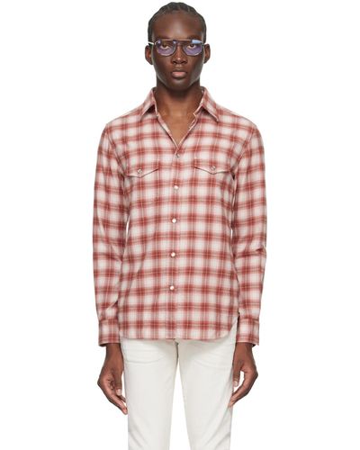 Tom Ford Red Degrade Shirt