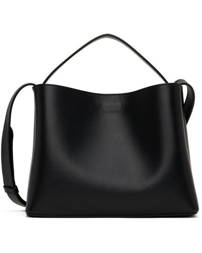 Aesther Ekme Leather Mini Shoulder Bag - Black