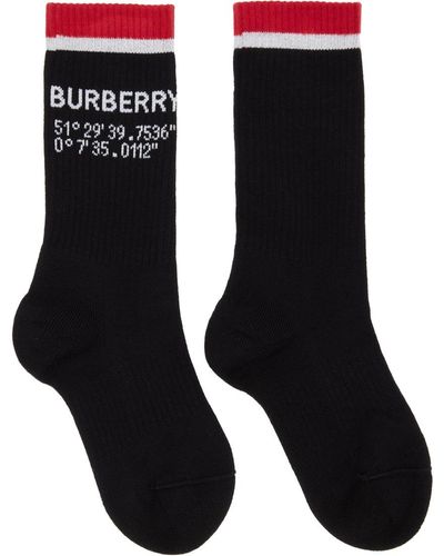 Burberry Coordinates Socks - Black