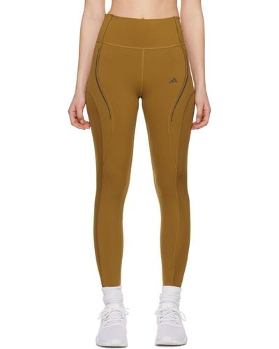 adidas Originals Brown Printed leggings - Multicolour