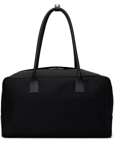 Juun.J Logo Duffle Bag - Black