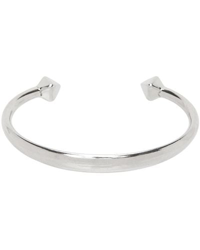 Isabel Marant Silver Cuff Bracelet - Black