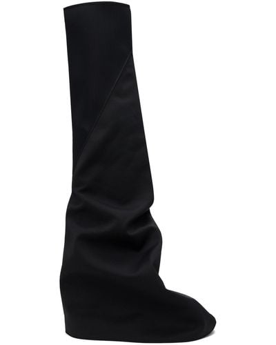Rick Owens Fetish Tall Boots - Black
