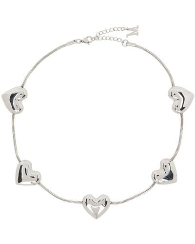 Marland Backus Heart String Necklace - Metallic