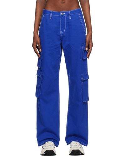 Ksubi Embroidered Jeans - Blue