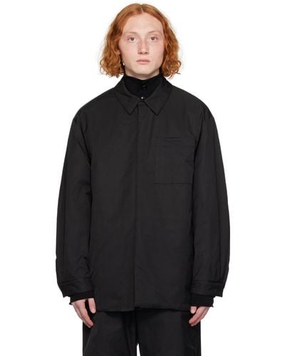 Amomento Quilted Reversible Jacket - Black