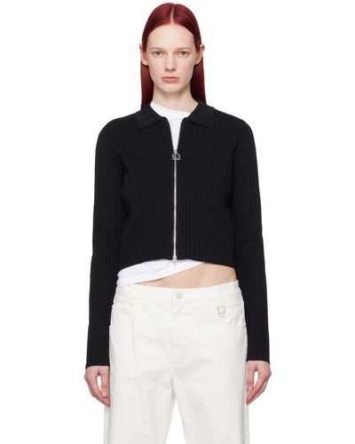 WOOYOUNGMI Cropped Cardigan - Black