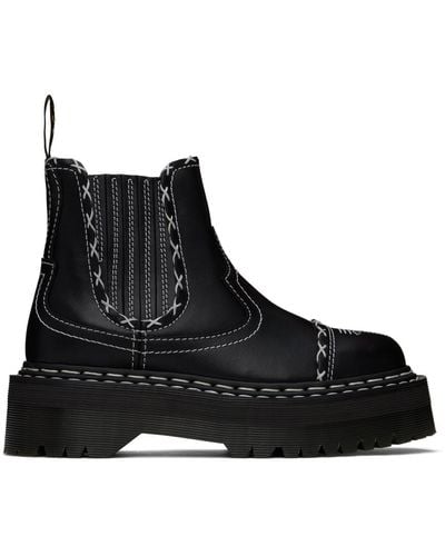 Dr. Martens 2976 Gothic Americana Platform Boots - Black