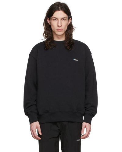 C2H4 Cotton Sweatshirt - Black