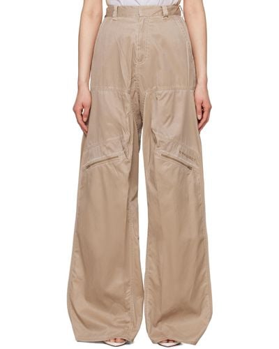 Y. Project Pop-Up Trousers - Natural