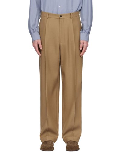 The Row Pantalon keenan brun - Multicolore