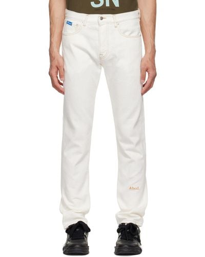 Advisory Board Crystals Fit B Jeans - White