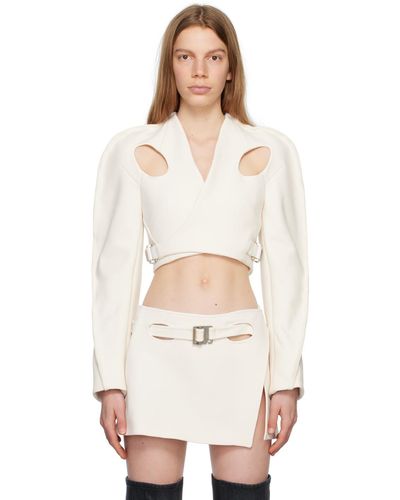 Dion Lee Off-white Armour Jacket