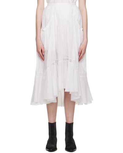Isabel Marant Mugiana Maxi Skirt - White