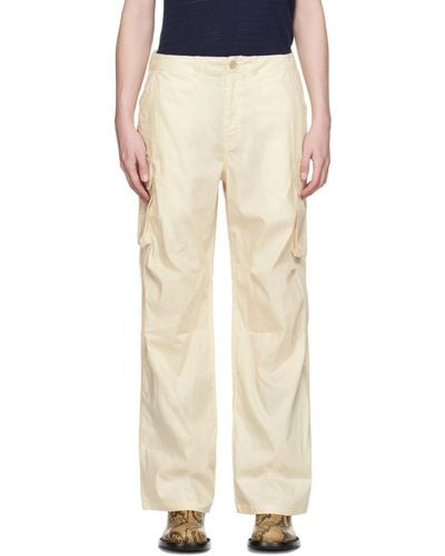 Our Legacy Off-white Mount Cargo Pants - Natural