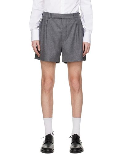 16Arlington Ssense Exclusive Gray Atero Shorts - Black
