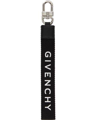 Givenchy Porte-clés noir à dragonne