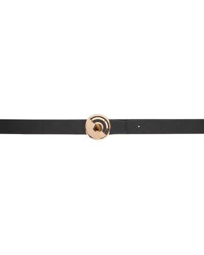 Gabriela Hearst Black & Brown Moya Small Reversible Belt