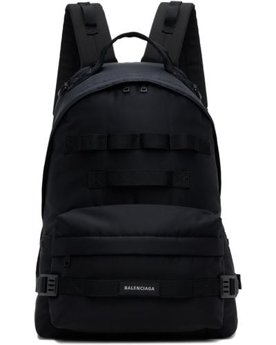 Balenciaga Army Medium Multicarry Backpack - Black