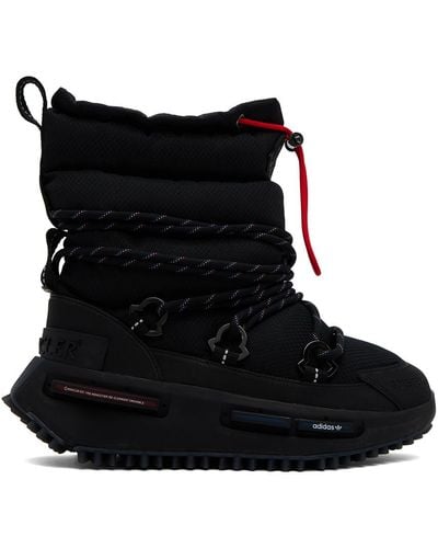 Moncler Moncler X Adidas Originals Black Nmd Boots