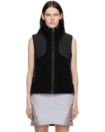 Hyein Seo Panelled Vest - Black