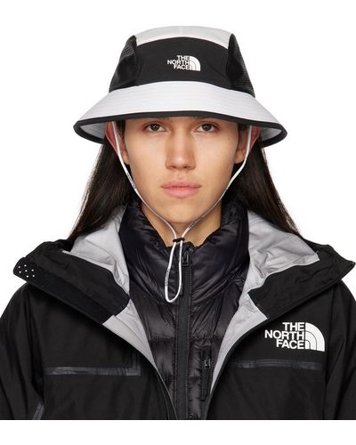 The North Face White & Black Tnf Run Bucket Hat