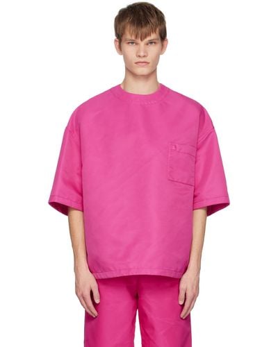Valentino スタッド Tシャツ - ピンク