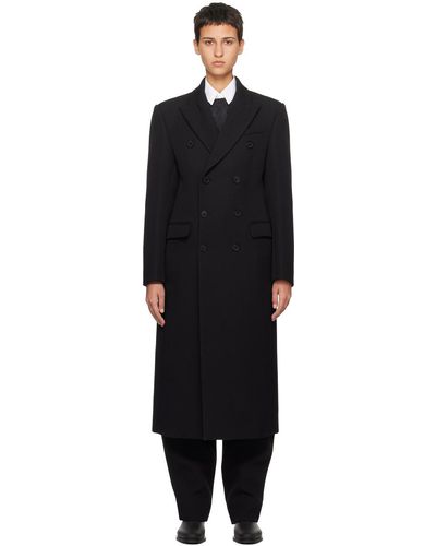Wardrobe NYC Manteau noir à double boutonnage