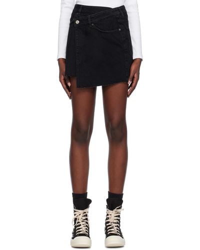 Ksubi Rap Denim Miniskirt - Black