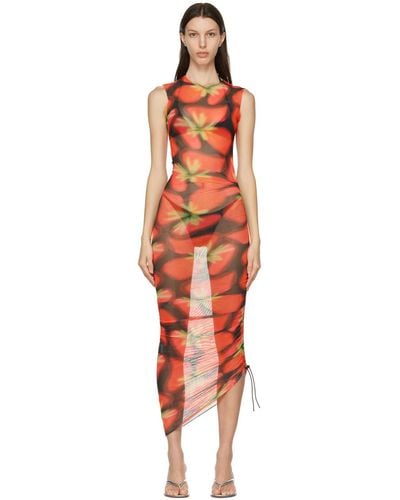 Louisa Ballou Long Heatwave Dress - Multicolour