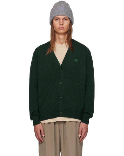 Acne Studios Cardigan léger vert