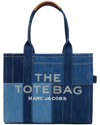 Marc Jacobs 'the Denim Large' Tote - Blue