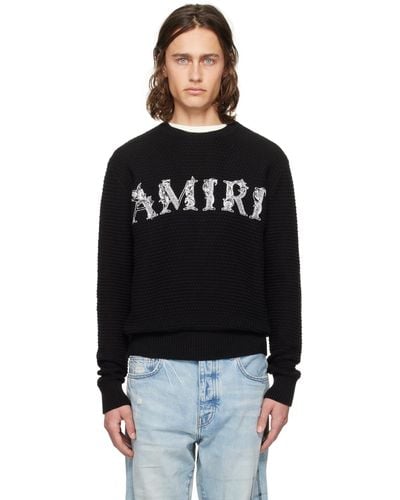 Amiri Baroque Sweater - Black