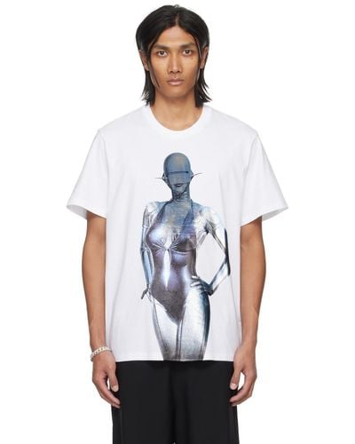 Stella McCartney ホワイト Sexy Robot Tシャツ