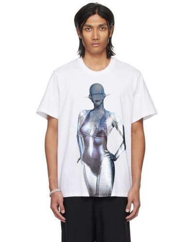 Stella McCartney T-shirt sexy robot blanc