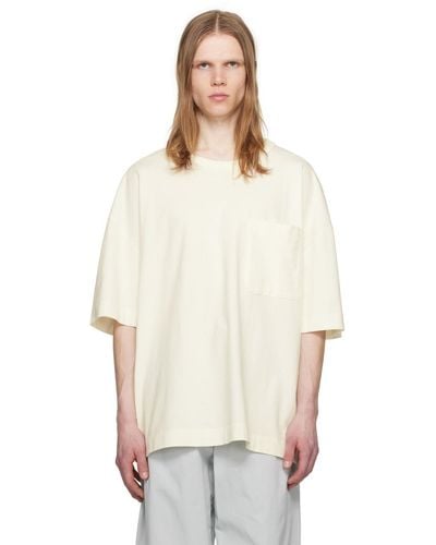 Lemaire Off- Boxy T-Shirt - White