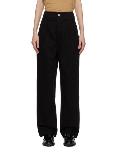 Rag & Bone Pleated Jeans - Black