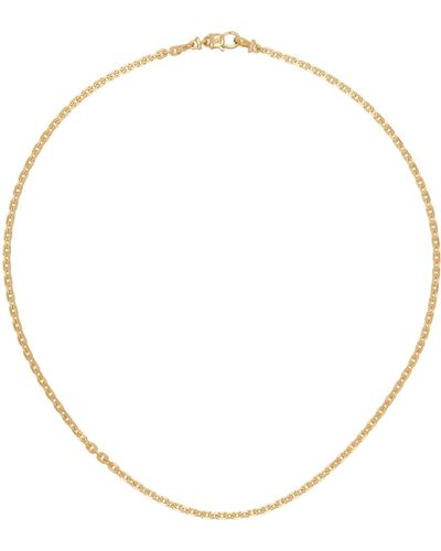 Tom Wood Anker Chain Necklace - Metallic