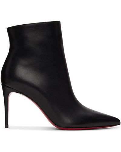 Christian Louboutin Bottines En Cuir So Kate Booty 85 - Noir