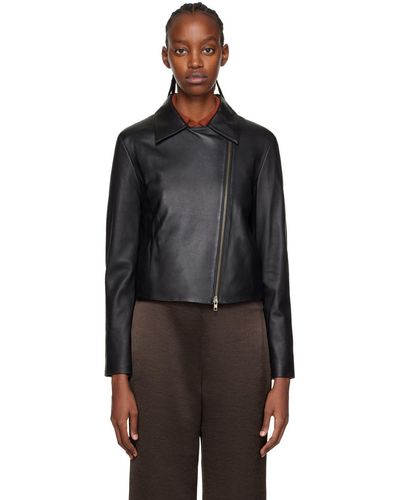Vince Leather jackets for Women | Online Sale up to 50% off | Lyst