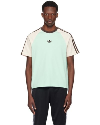 Wales Bonner Adidas Originalsエディション ブルー Tシャツ - グリーン