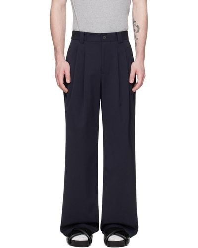 Commission Pleated Trousers - Black