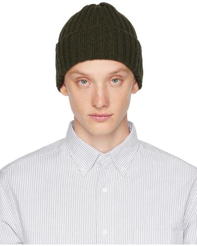 Beams Plus Watch Beanie - Green