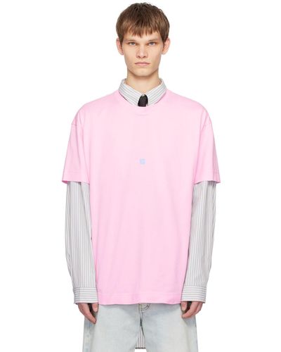 Givenchy T-shirt rose à image à logo